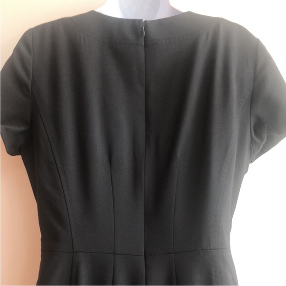 ⭐🎩Brooks Brothers Classic Black Midi Dress - Picture 4 of 9